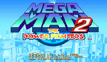 Mega Man 2: The Power Fighters (US 960708) screen shot title